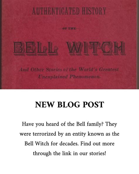 The Bell Witch: Investigating the Haunted Legend